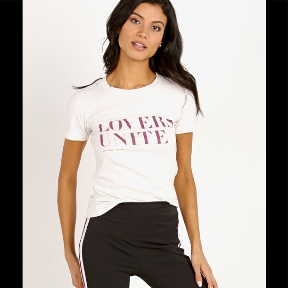 Spiritual Gangster Lovers Unite Tee NWOT